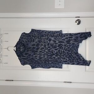 Clara Sun Woo Asymetrical Top with Cut Out Shoulders Size Small